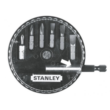 Set inserti 7 pz per avvitatori acciaio cromato – Stanley 1-68-737