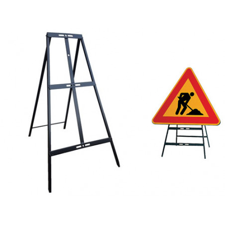 Cavalletti segnaletici pieghevoli H 94 cm tubolare robusto – Stanley