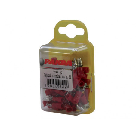 Set capicorda 60 pz assortiti con custodia trasparente – Stanley