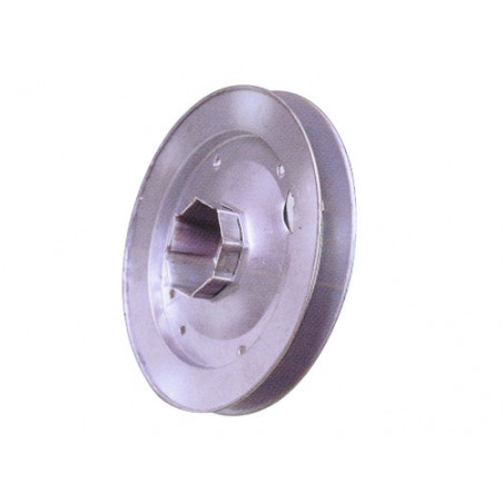 Puleggia zincata Ø 22 mm per rullo ottagonale sagomato – generica A.108022