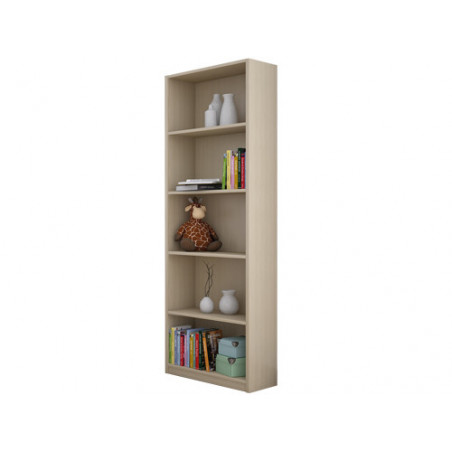 Libreria Europa 6 ripiani 57×25×186 cm finitura olmo moderna – CTF