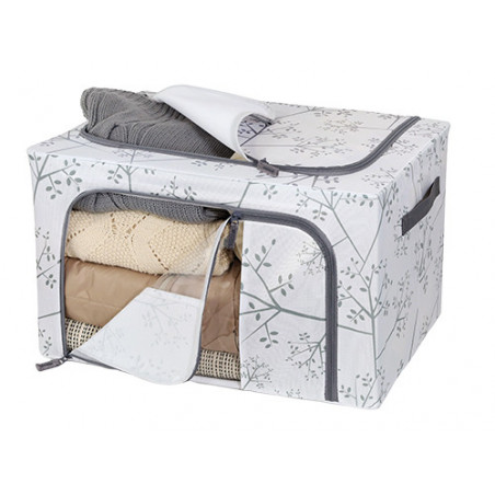 Scatola in vinile doppia apertura 50×38×30 cm con oblò trasparente – DOMO LIVING