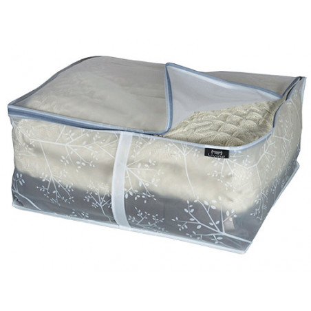 Scatola porta coperte PEVA 55×45×25 cm semitrasparente impermeabile – DOMO LIVING