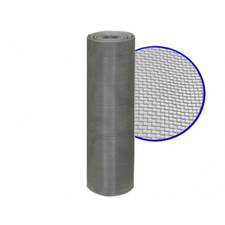 Zanzariera Liberty fibra vetro grigia H 100 cm rotolo 30 m
