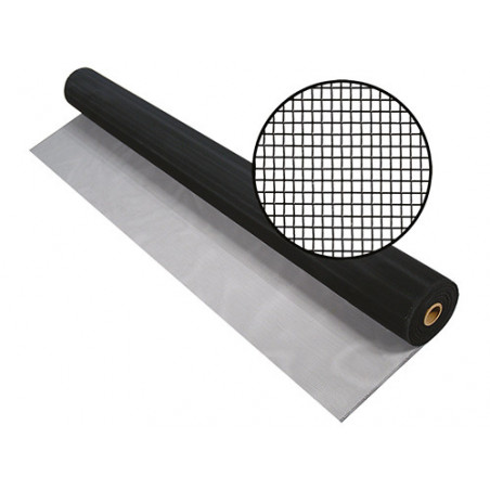 Zanzariera AluBlack Phifer RT30 fibra vetro 100 cm rotolo 30 m nera