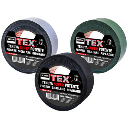 Nastro Boston Tex 48 mm×25 m tela politenata verde – BOSTON