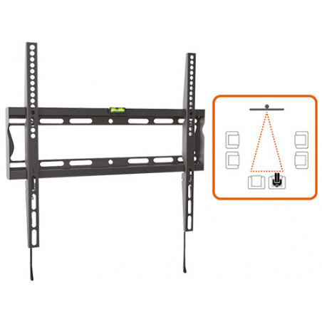 Mensola TV fissa 42–55" Nero – METRONIC