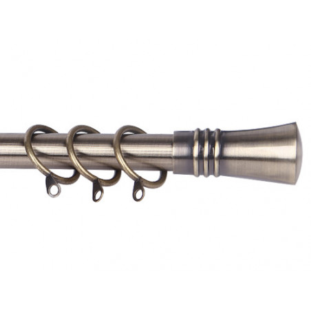 Scorritenda Turbante bronzo estensibile 122–213 cm Ø 19 mm – BRIXO
