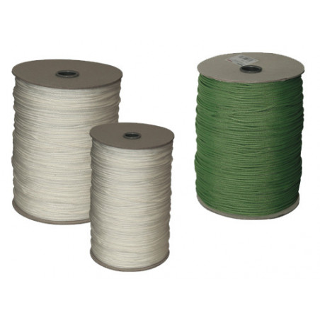 Cordoncino bianco per tende Ø 3 mm – rotolo 250 m