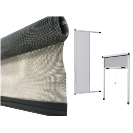 Rete per zanzariera verticale 160×250 cm STOP INSET – ricambio universale