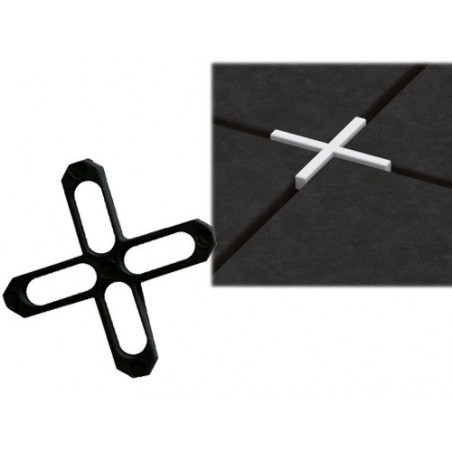 Distanziatori a croce per piastrelle 7 mm – confezione 250 pz – posa uniforme – DC07-02