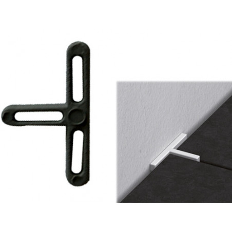 Distanziatori a T per piastrelle 5 mm – confezione 250 pz – posa angolare – DT05-02