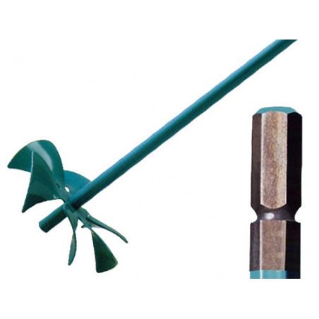 Agitatore Collomix LX120HF Hexafix Ø 120 mm – pala turbo per liquidi e resine