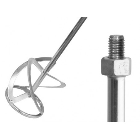 Agitatore BRIXO Ø 120 mm M14 – in acciaio inox – per miscelatore Light 850 W