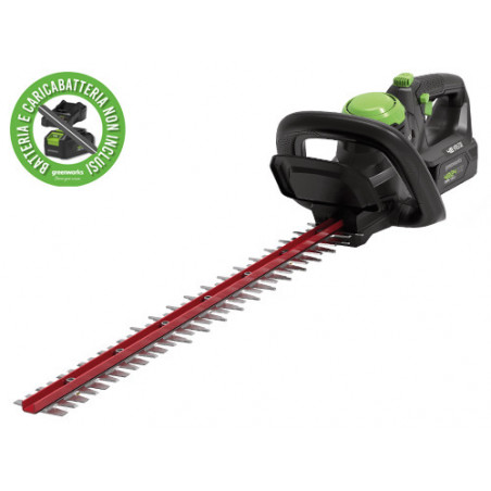 Tagliasiepi a batteria 48 V 61 cm impugnatura rotante – Greenworks G48HT