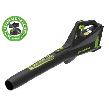 Soffiatore assiale a batteria 48 V 193 km/h con booster – Greenworks GD48AB