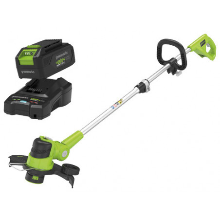 Tagliabordi a batteria 48 V kit 2 Ah G48LT30K2 con carica – Greenworks