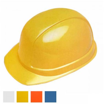 Casque de protection orange/rouge