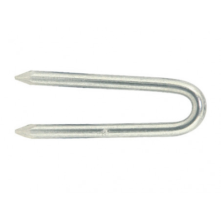 Punte cambrette 12 x 20 mm confezione 1 kg – chiodi a U in ferro – Cambrette