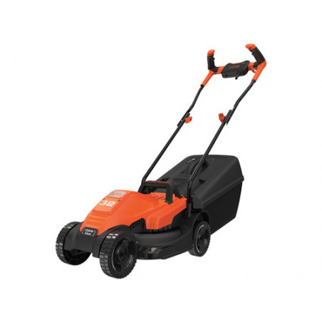 Tosaerba a spinta 1200 W lama 32 cm con manico bike e cesto 35 L – Black & Decker