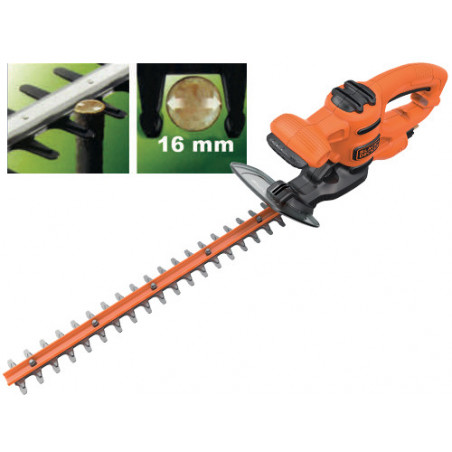 Tagliasiepi elettrico 420 W lama 45 cm capacità 16 mm – compatto – Black & Decker