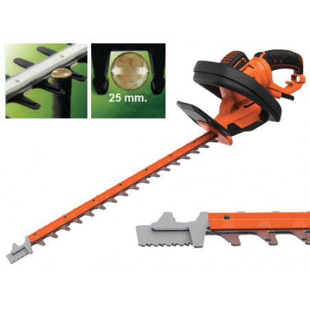 Tagliasiepi elettrico 550 W lama 60 cm con Sawblade™ – BEHTS 551-QS – Black & Decker