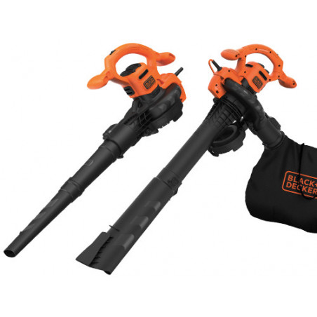 Soffiatore/aspirafoglie elettrico 2600 W con triturazione – BEBLV 260-QS – Black & Decker