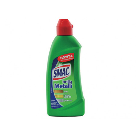Crema pulente metalli 250 ml per rame, ottone, bronzo – Smac Brilla Metalli