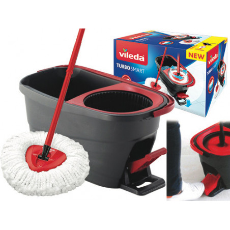 Sistema mocio Turbo Smart pedale 3-pezzi 120 cm – Vileda Turbo Smart
