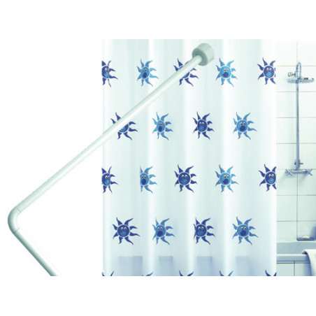 Sostegni doccia bianchi 80×80 cm per installazione box doccia – accessori bagno