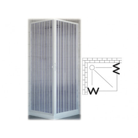 Box doccia PVC Balena 80×120 cm rettangolare – Brixo