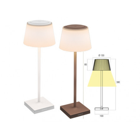 Lampada LED ricambio Margo’ 4W tortora – luce calda e risparmio energetico
