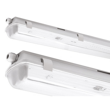 Plafoniera stagna LED 2×22 W IP65 luminosa e resistente – SupremAround