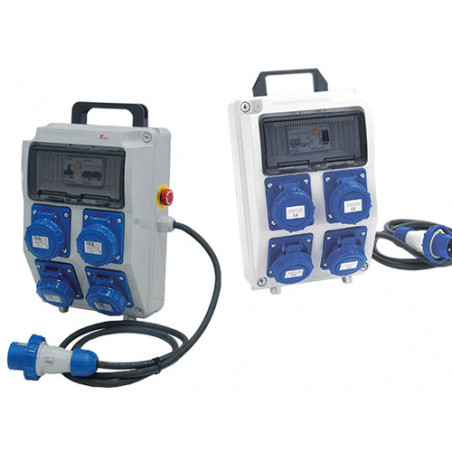 Quadro elettrico 4 prese 2P+T 16 A IP67 stagno – mod. 2240E-PF
