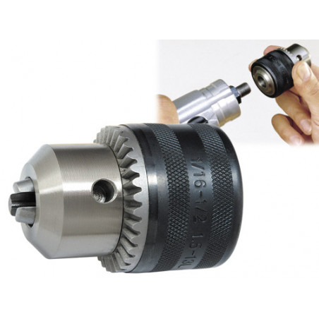 Mandrino a cremagliera 1–13 mm con chiave e attacco ½” – 2645000