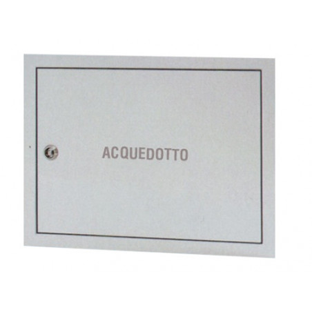 Sportelli in zincato per contatori acqua 30×30 cm – protezione accesso