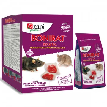 Appât Souris Bonirat Pâte Biocide G 510 pcs 3 Zapi