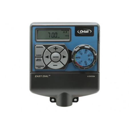 Programmatore irrigazione Orbit 6 zone HRC-050 con display LCD – multiprogramma