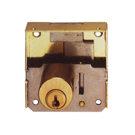 Serratura da applicare con cilindro 35 mm MRCAS Art.16/C – corpo compatto