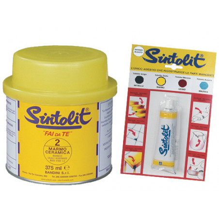 Stucco bicomponente per marmo Paglierino 0,7 kg – finiture perfette – Sintolit