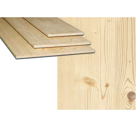 Tavola in abete lamellare 1,8×80×40 cm – pannello robusto e levigato