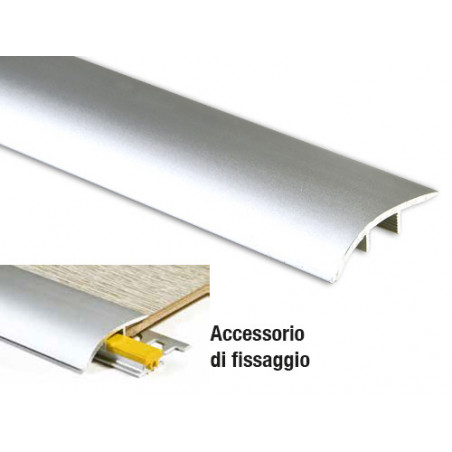 Profilo dislivello alluminio pavimento SP6/9 8×38×900 mm – compensazione altezza