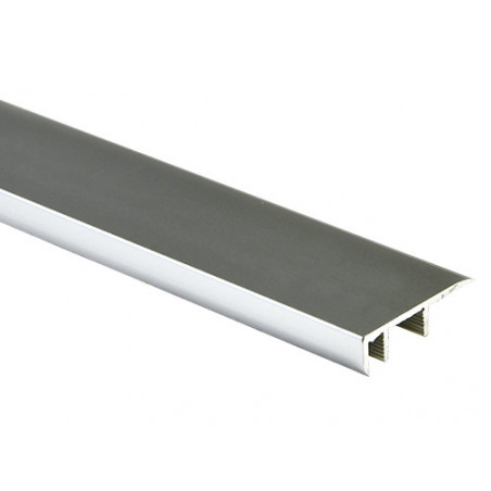 Profilo terminale alluminio pavimento SP6/9 8×30×2700 mm – bordo rifinito
