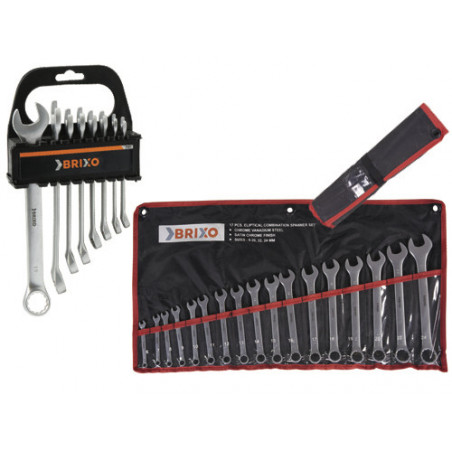 Set 25 chiavi combinate CV Brixo – kit completo con custodia rigida – 25 pezzi