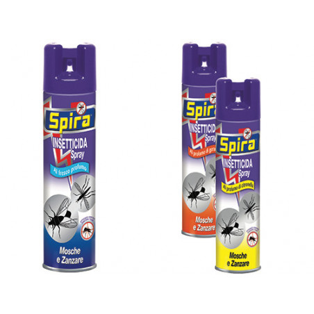 Spray insetticida Spira universale 400 ml – rapida azione e ampio spettro – Spira