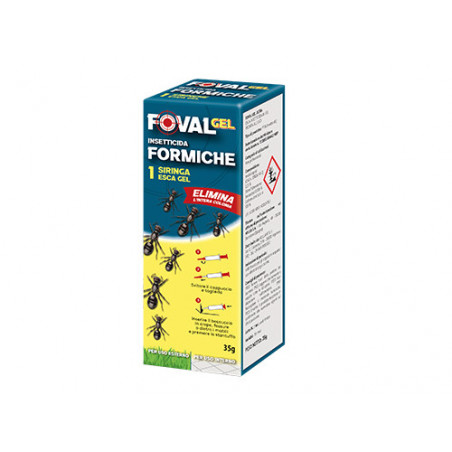 Gel insetticida Foval formiche 35 g – attrattivo concentrato – Foval