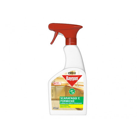 Spray Baygon cucina per scarafaggi e formiche 500 ml – uso alimentare sicuro