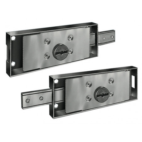 Serratura laterale destra per serrande – Modello DM DX con cilindro Ø 25 mm – Prefer