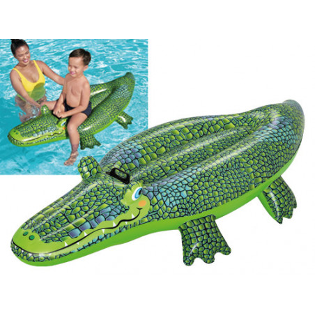 Bestway Coccodrillo gonfiabile 60×28 cm – Buddy Croc con maniglie – Bestway