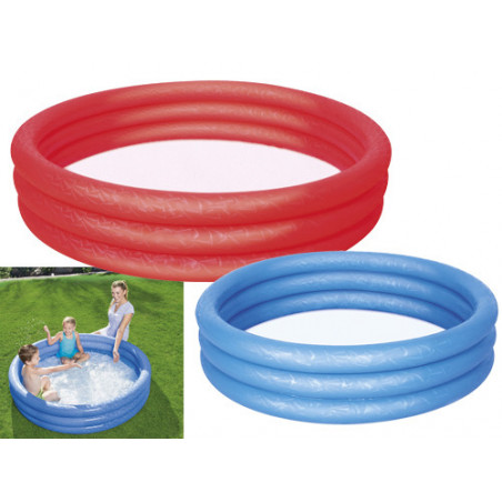ELIMINARE H8Piscina gonfiabile 3 anelli Bestway 122×25 cm – Colorata – Mini pool bambini